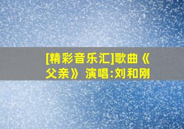 [精彩音乐汇]歌曲《父亲》 演唱:刘和刚